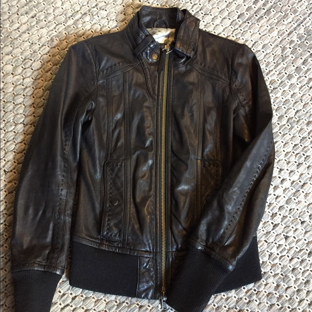 Aritzia Mackage leather jacket xsmall